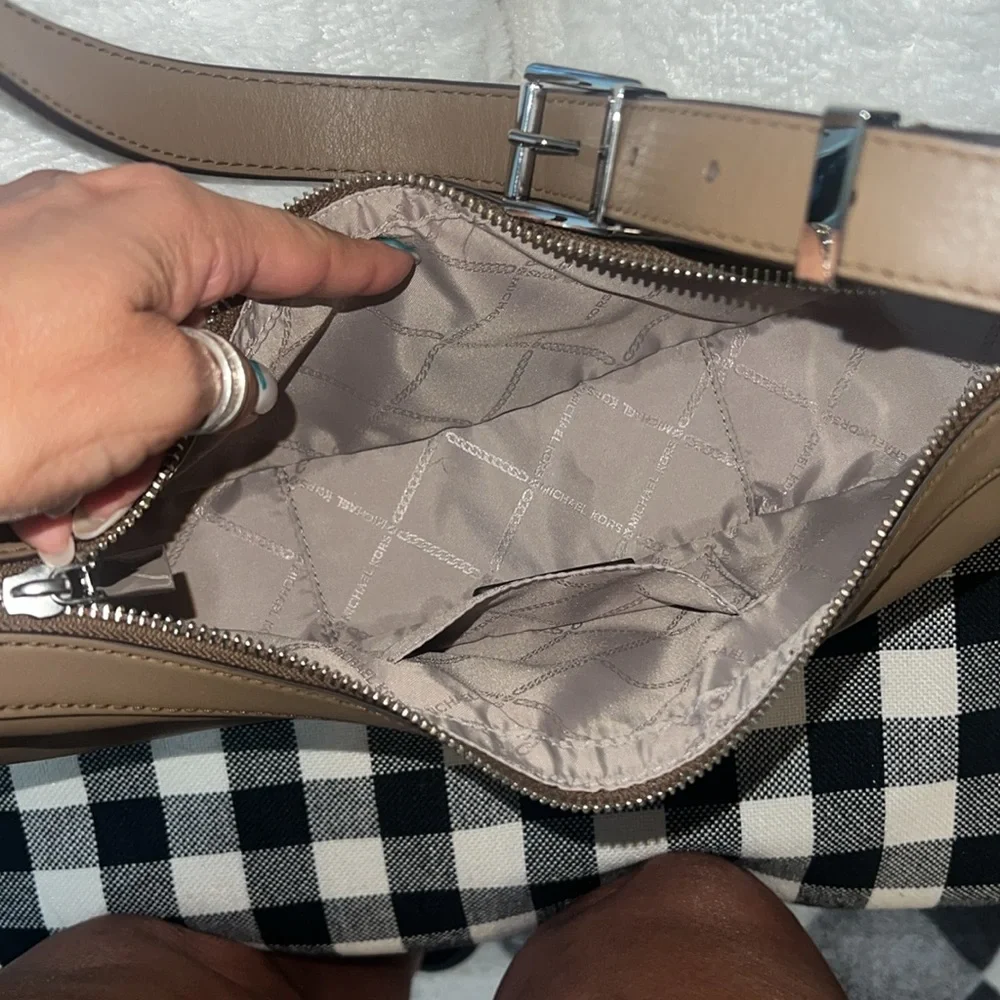 Michael Kors Brown Leather Shoulder/crossbody Bag
